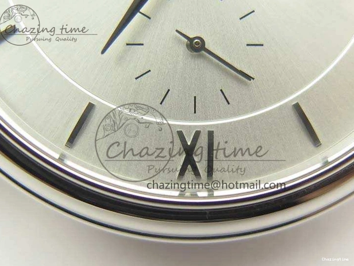 0801 De Ville Prestige Real Power Reserve SS TW 1:1 Best Edition White Dial SS Markers On Leather Strap A Breathable 8095